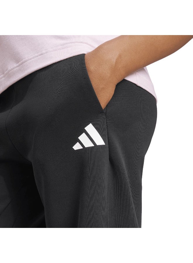 adidas أديداس بنطلون تدريب نسائي أسود Fi 3S Reg Pt XS - Image 5