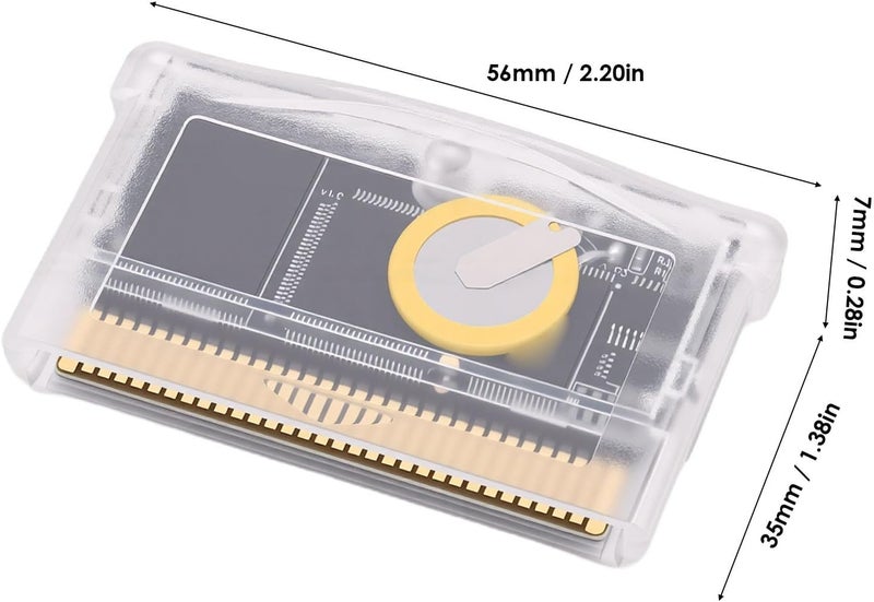 Yunseity Flash Cartridge Fit for GBA Game Console 32MB Storage 1MB Static RAM Rewritable RTC Solar Cartridge - Image 5