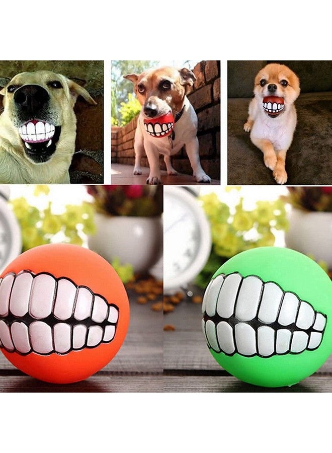كرة أسنان مضحكة للكلاب الأليفة من السيليكون لعبة مضغ تصدر صوت صرير ألعاب لعب الكلاب - Image 1