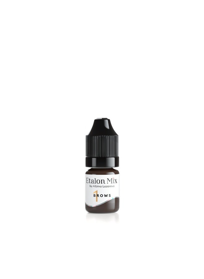 Etalon Mix Hazelnut صبغة PMU هجينة – ٥ مل – حبر بأساس أصفر للتظليل واللمسات الخفيفة