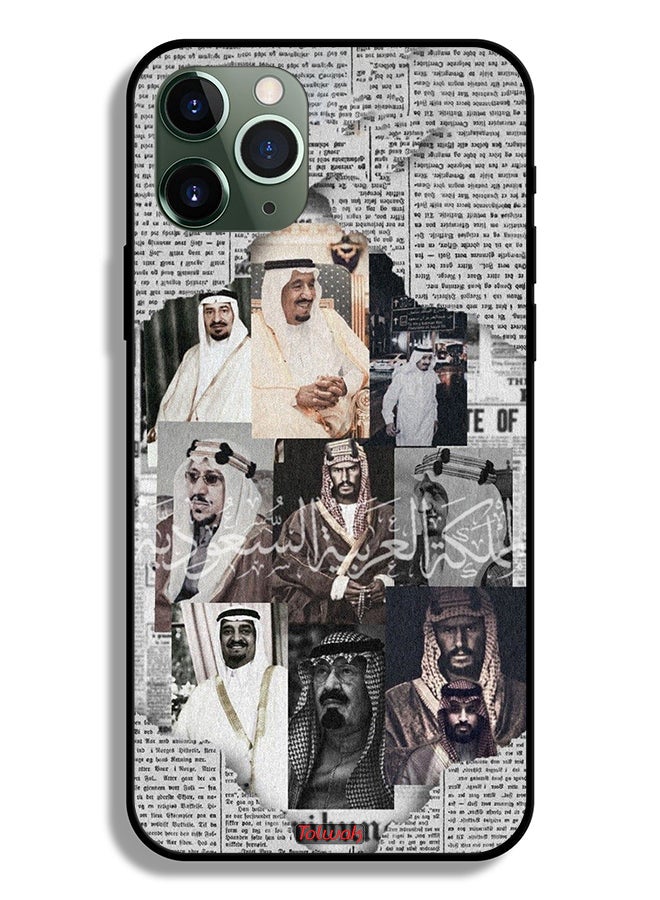 Tolwak Apple iPhone 11 Pro Max Protective Case Saudi Kings In News Paper - Image 2