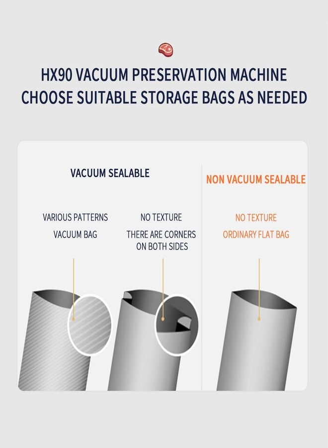 كايلين جهاز شفط هواء لاسلكي محمول لحفظ الطعام، يتضمن 20 كيسًا وقاطعًا مدمجًا | يحافظ على الطعام طازجًا للمطبخ والتخييم والسفر - Image 5
