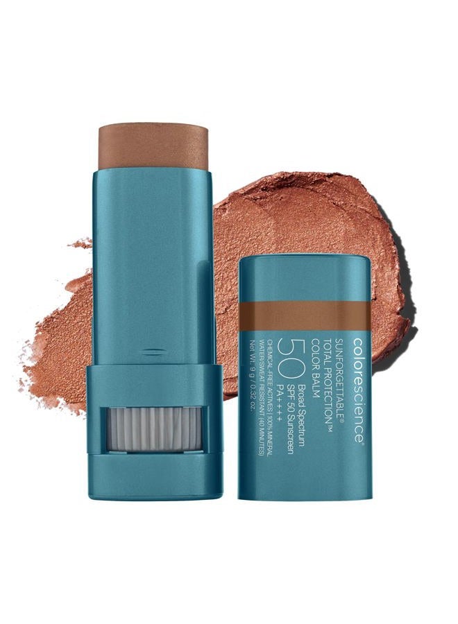 Colorescience Sunforgettable Total Protection Color Balm SPF 50, for Cheeks & Lips | Bronze - Image 1