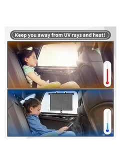 RATSAW Universal Retractable Car Side Window Sun Shades Roller Shades for Kids and Pets Privacy Protection Car Window Blinds  - Image 4