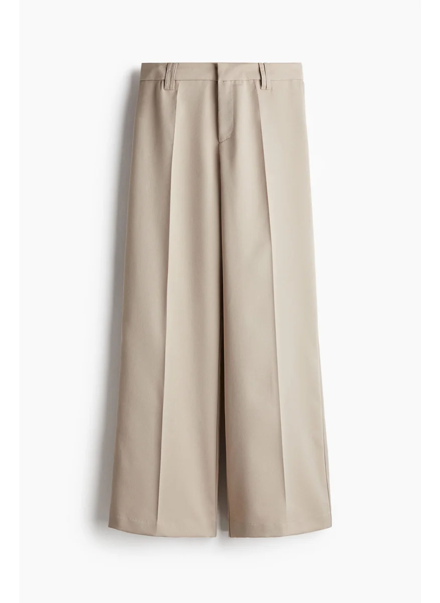 H&M Wide Tailored Trousers