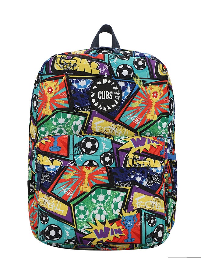 CUBS Printed Waterproof Kids 28L Backpack with zip closure Ideal for 6-12 years age group, Compatible with 15" Laptop - Image 1