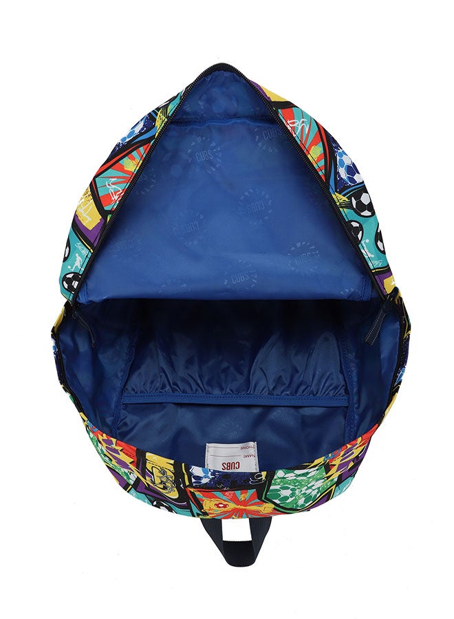 CUBS Printed Waterproof Kids 28L Backpack with zip closure Ideal for 6-12 years age group, Compatible with 15" Laptop - Image 4