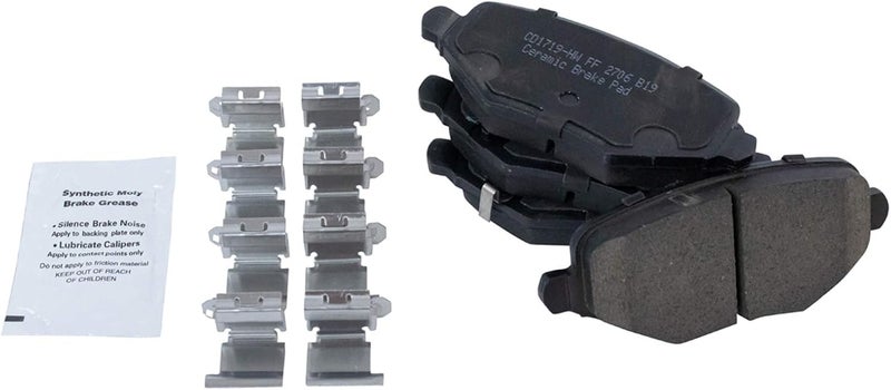 TRQ Rear Brake Pad & Rotor Kit Brake Pads Brake Rotor Ceramic Compatible with 2014-2016 Chrysler Town & Country 2013-2016 Dodge Grand Caravan 2013 Journey 2013-2014 Ram C/V - Image 5