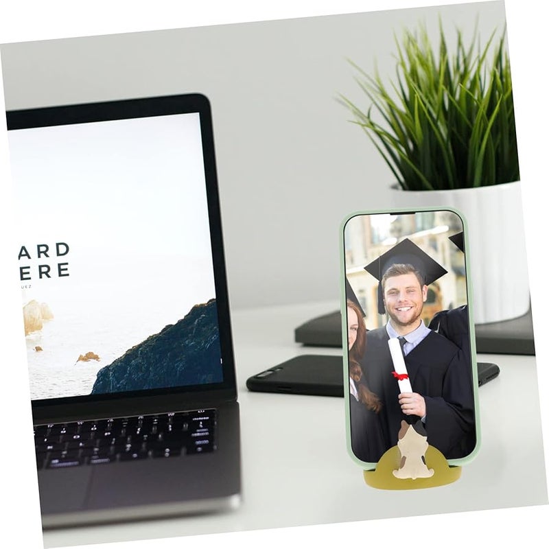 Pink Cat Phone Stand Holder Stable Compact Desk Decor for Office - Image 4