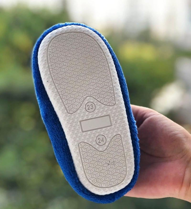 MyChild Spiderman Figured Children's Slippers, Home Shoes, Anti-Slip Sole Slippers, Kindergarten Nursery Shoes, Warm  - Image 1