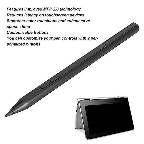 Dpofirs Pen for X360 Spectre X360 Envy X360, 4096 Level Pressure Sensitivity Laptop Pencil, Rechargeable Pen for Laptop - Image 2