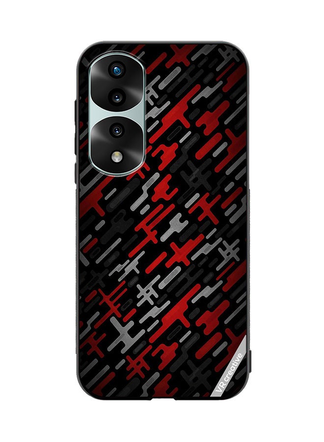 VR CREATIVE Protective Case Cover For Honor 70 Pro Abstract Design Multicolour - Image 1