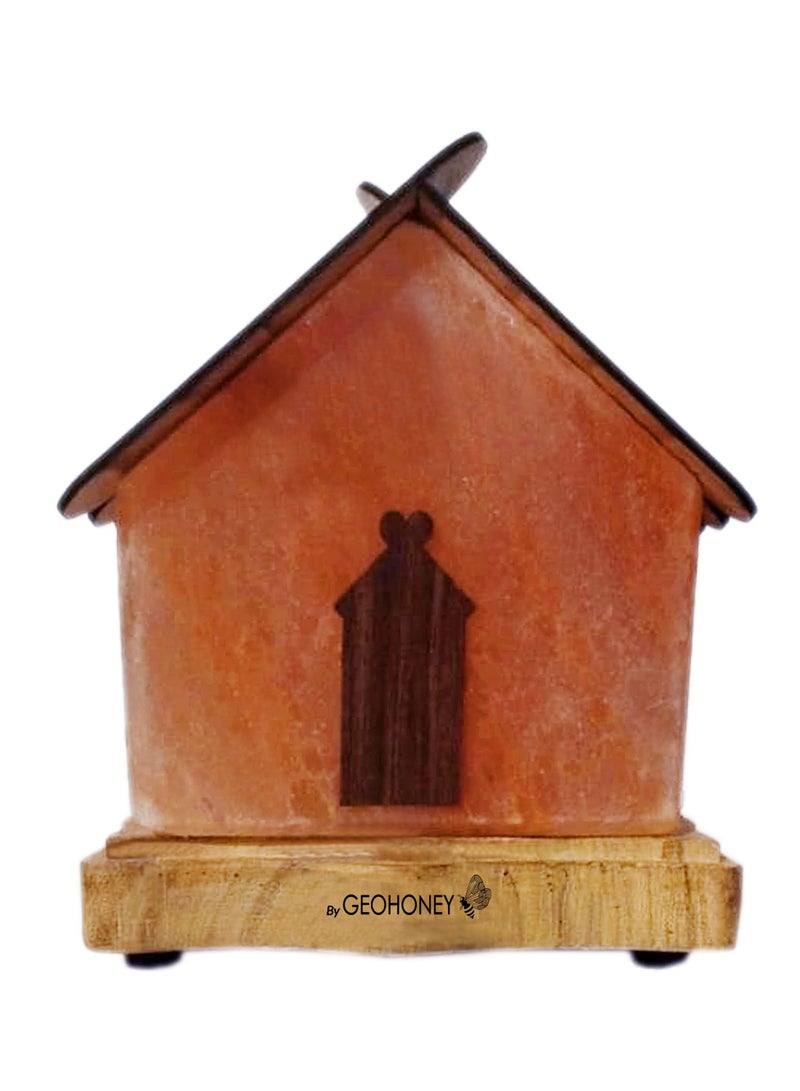 Geohoney - Himalayan Salt Lamp Home Shape - Image 3