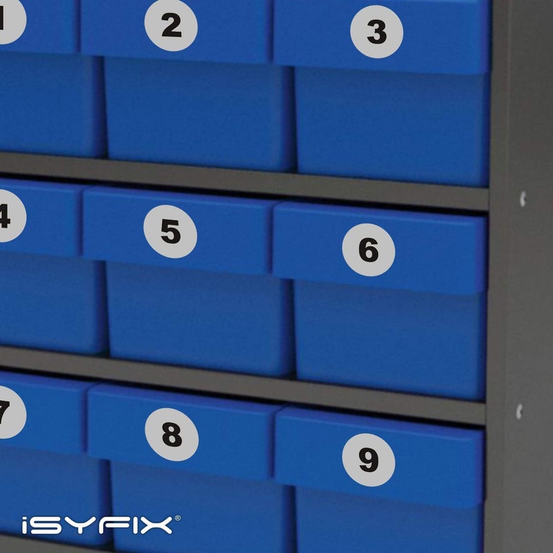 iSYFIX White Consecutive Number Stickers - 1 to 50 - Image 4