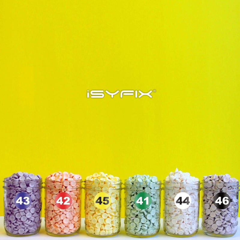 iSYFIX White Consecutive Number Stickers - 1 to 50 - Image 5