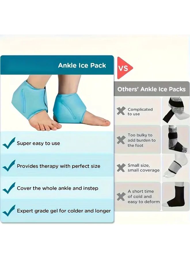 Reusable Cold Compress Ice Pack For Ankle 1pc - Image 4