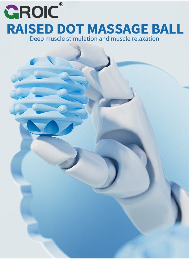 GROIC Muscle Roller, Massage Roller Stick for Athletes, Help Reducing Muscle Soreness Cramping Tightness Leg Arms Back Calves Muscle Massager Therapy Massage Tools Leg Roller Deep Tissue Muscle Massager  - Image 4