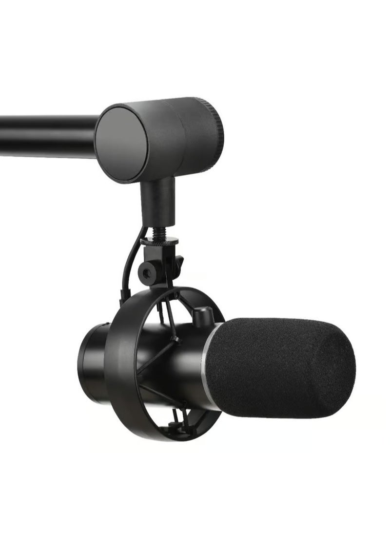 ASA - Professional Studio Mic Kit, USB Microphone for Streaming, Gaming with Adjustable Stand, RGB Light, Boom Arm Stand, Volume Control, Plug & Play, Mute/Rec Ring Indicator - Image 1