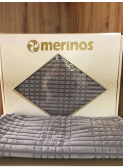MERINOS Gray Double Modernline 3 Piece Bedspread 