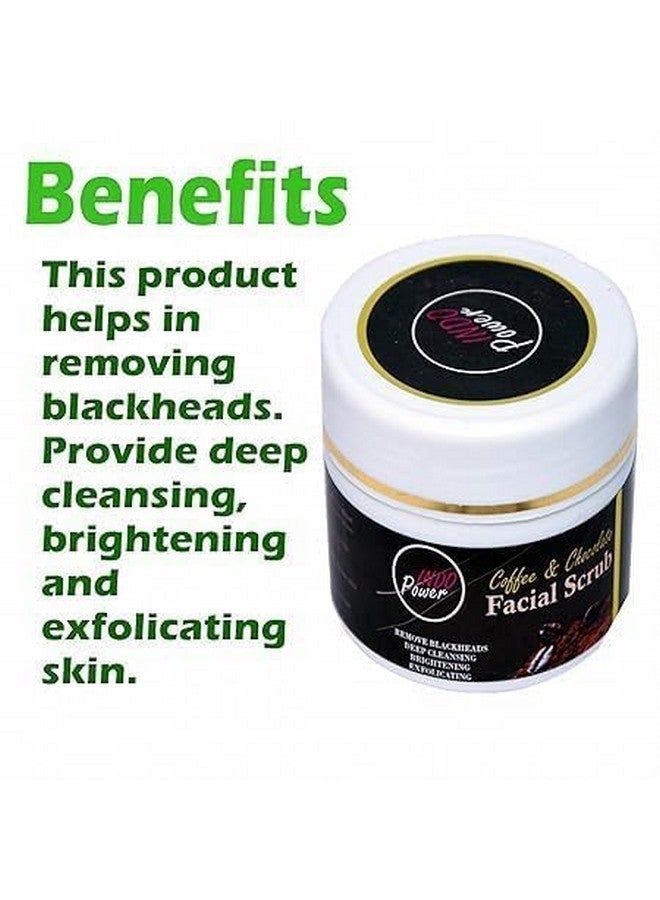 INDOPOWER Chocolate & Coffee Moisturizing Face Scrub for Gentle Exfoliation | Tan Removal & For Glowing Skin | Face Scrub for Women & Men (Pack of 3) - Image 5