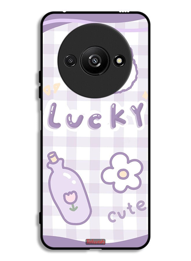 Tolwak Xiaomi Redmi A3 4G Protective Case Cover Lucky Cute - Image 1