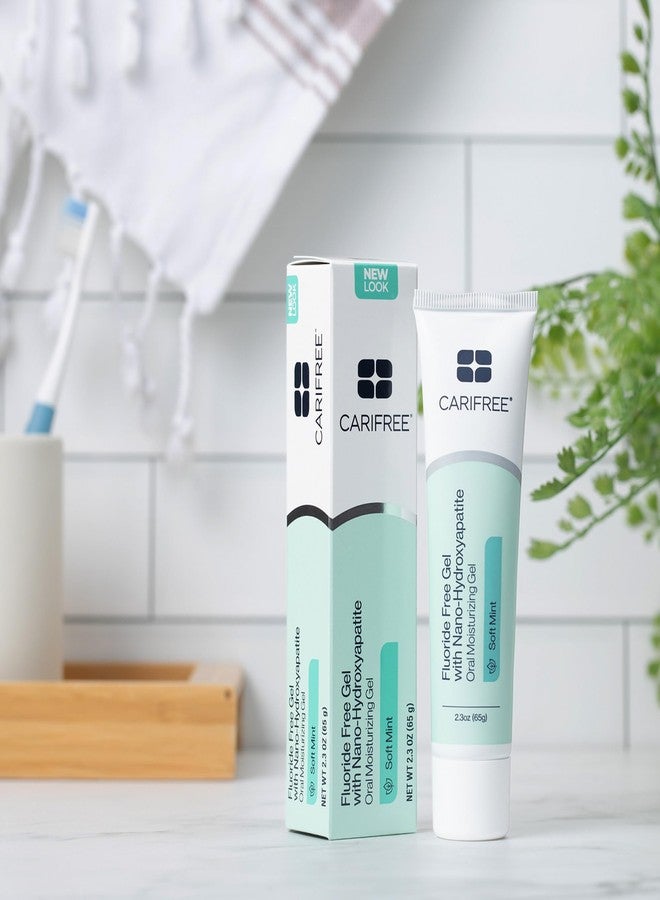 CariFree Fluoride Free Gel, Mint Flavored, Nano Hydroxyapatite Toothpaste, Neutralizes pH, Freshens Breath & Moistens Mouth, Dentist Recommended for Oral Care, (2.3 Ounce (Pack of 2), Soft Mint - Image 4