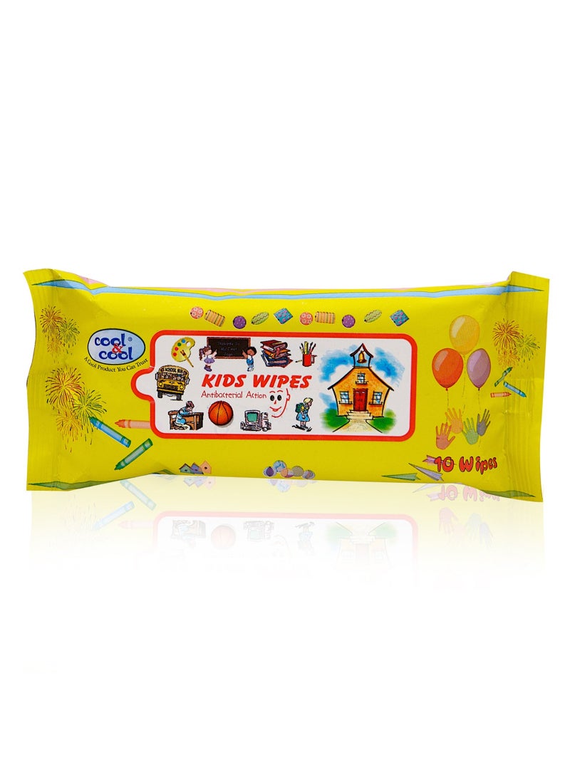 Cool & Cool مناديل كول وكول للأطفال 10 قطع