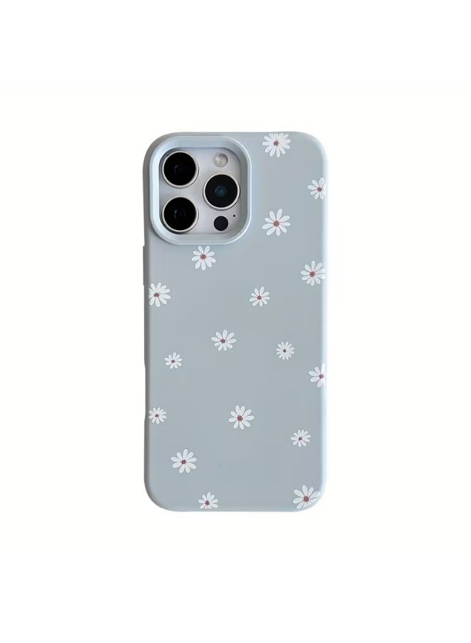 Temu A phone case inspired by the Dozen flower, suitable for the iPhone 14 Pro, shockproof and scratch-resistant. - Image 1