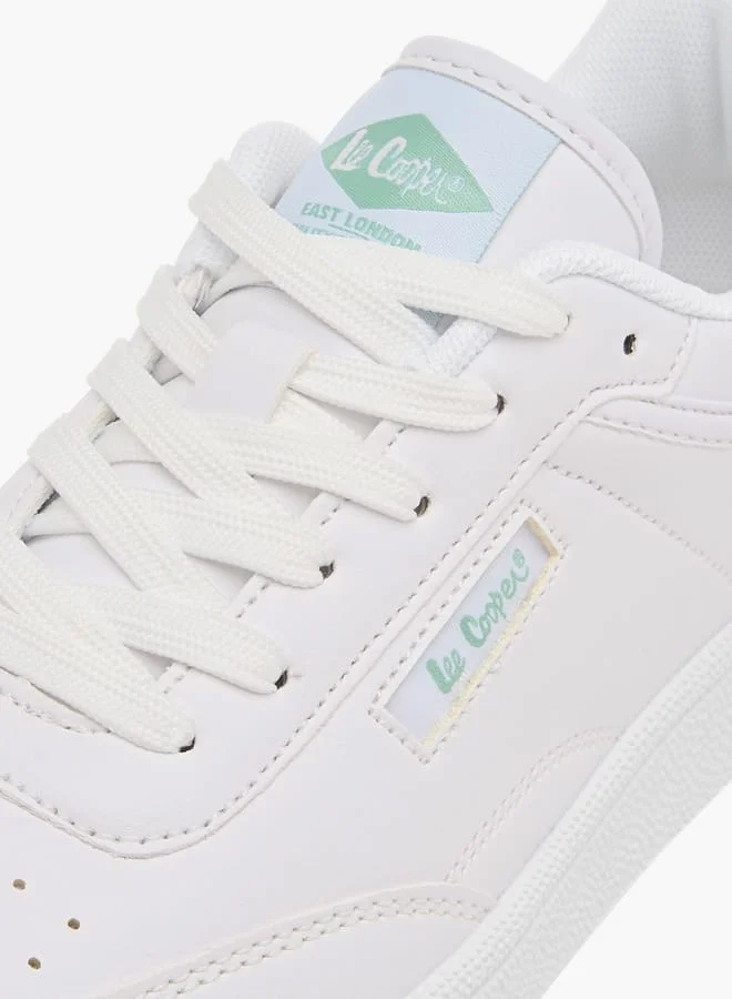 Lee Cooper Womens Panelled Sneakers With Lace-Up Closure