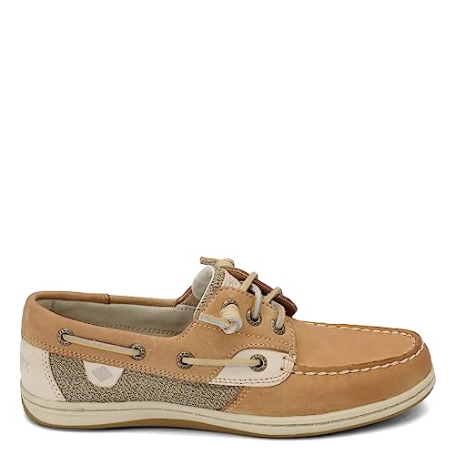 Sperry Womens Songfish Boat Shoe, Linen Oat, 7.5 - Image 3