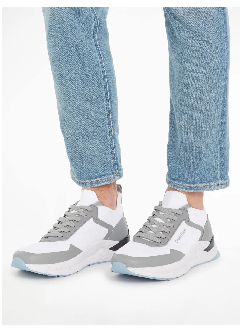 CALVIN KLEIN Men's Sock Trainers - Polyetser, White