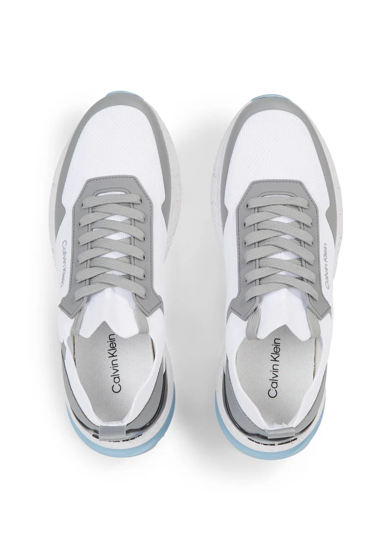 CALVIN KLEIN Men's Sock Trainers - Polyetser, White