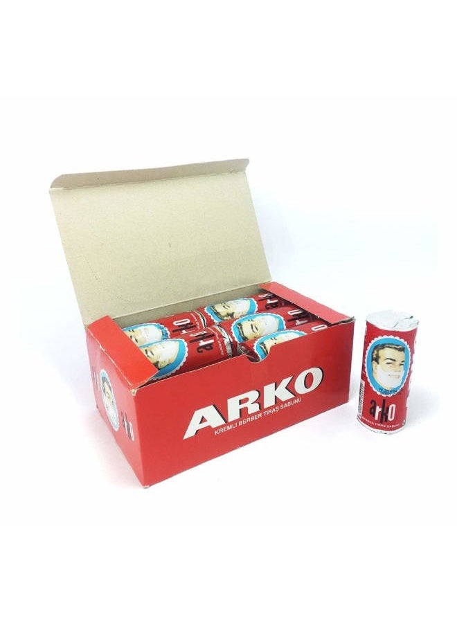 Arko Shaving Cream Soap Stick - 12 Pieces by EVYAP - Image 2