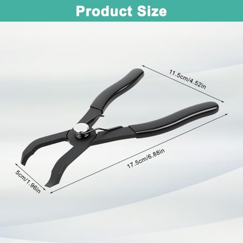 STHIRA® Car Trim Removal Tool, Rubber Push Pin Pliers Set with 30° Offset Jaws, Heavy-Duty Steel Pliers for Automotive Fastener & Clip Removal - Image 2