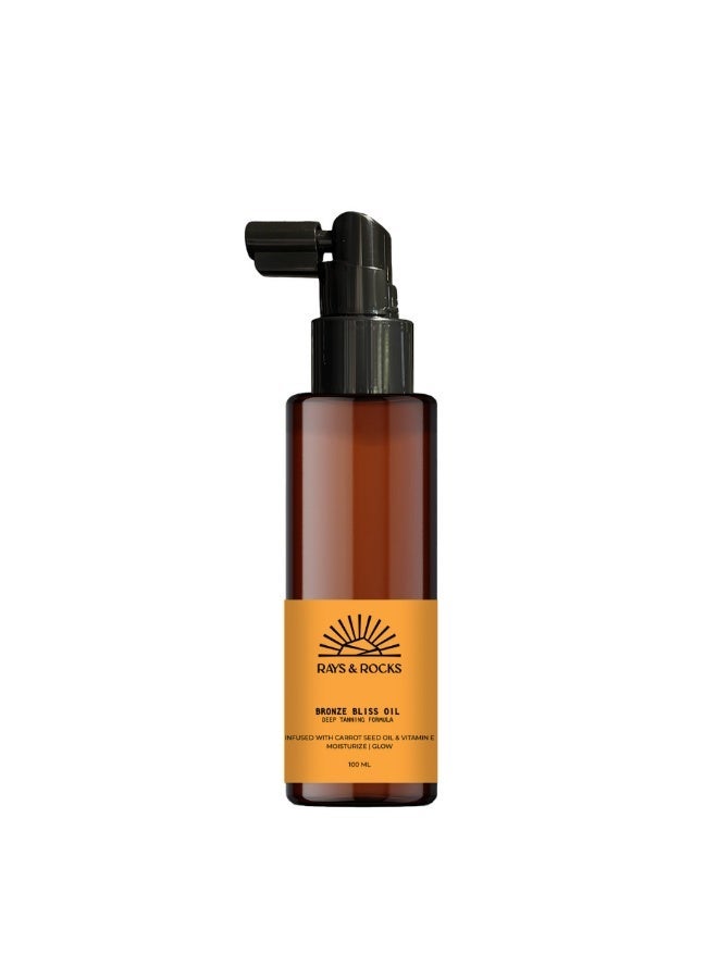 Rays & Rocks Deep Tanning oil - Bronze Bliss 100ml - Image 1