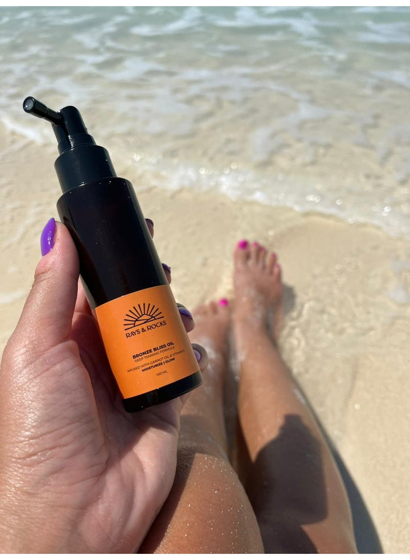 Rays & Rocks Deep Tanning oil - Bronze Bliss 100ml - Image 3