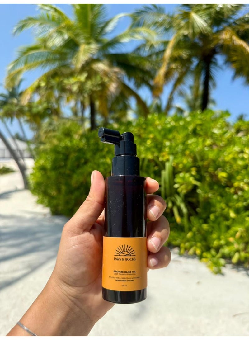 Rays & Rocks Deep Tanning oil - Bronze Bliss 100ml - Image 2