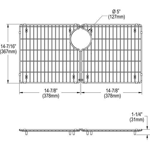 Elkay LKOBG3014SS 30" Stainless Steel Basin Rack - Stainless Steel - Image 3