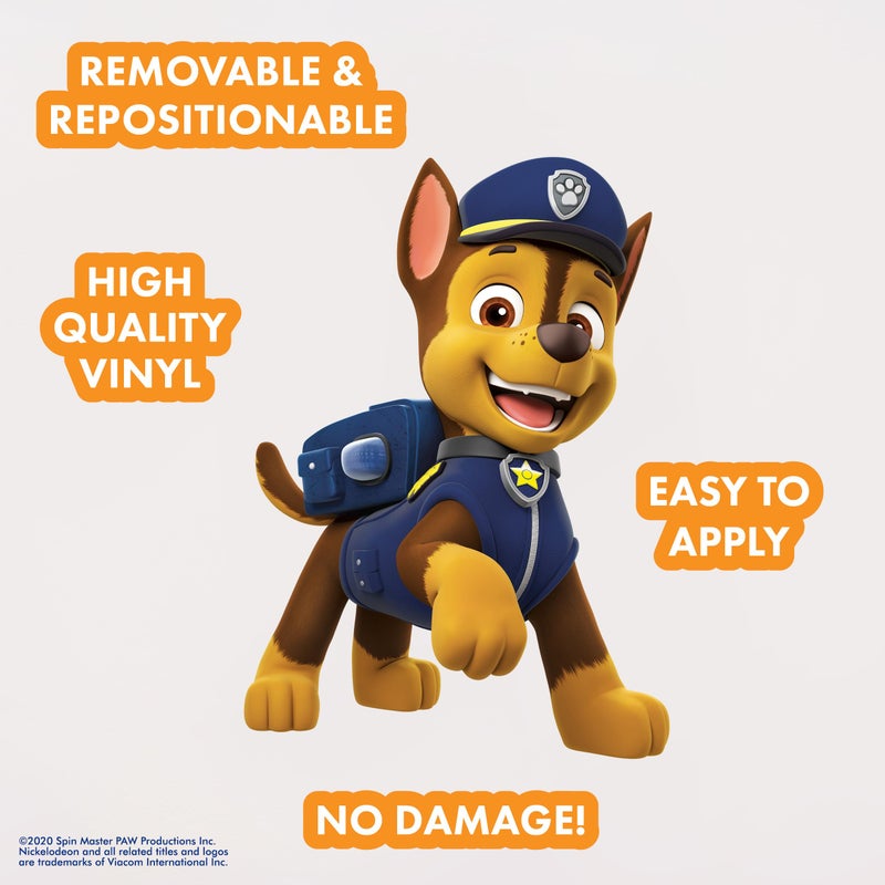 Wall Palz Nickelodeon Paw Patrol Wall Decal - 24" Chase Wall Stickers for Bedroom with 3D Augmented Reality Interaction - Paw Patrol Wall Decor - Image 2