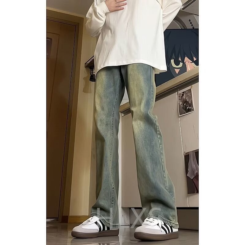 Unisex Classic Denim Jeans Loose Fit Daily Outdoor Wear - Image 3