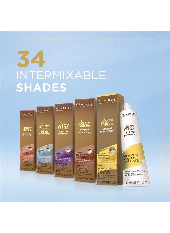 CLAIROL PROFESSIONAL Permanent Crème, 8g Light Gold Blonde, 2 oz. - Image 2