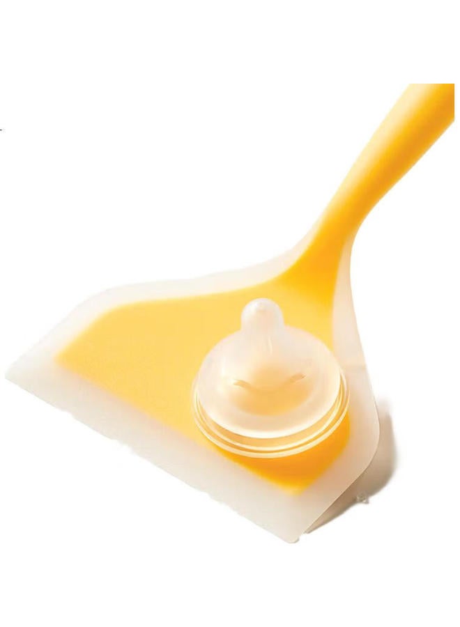 Bayco Bai Ge Silicone Slotted Spoon, Non-Stick Pan Wok Ladle, Heat-Resistant Kitchen Utensil For Home Use, Kj3535 - Image 1