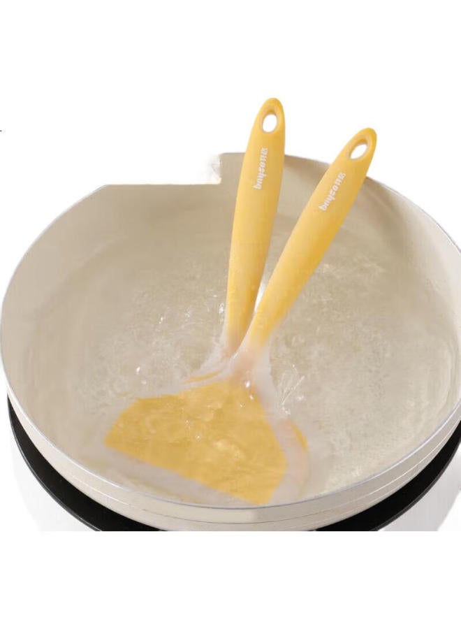 Bayco Bai Ge Silicone Slotted Spoon, Non-Stick Pan Wok Ladle, Heat-Resistant Kitchen Utensil For Home Use, Kj3535 - Image 2