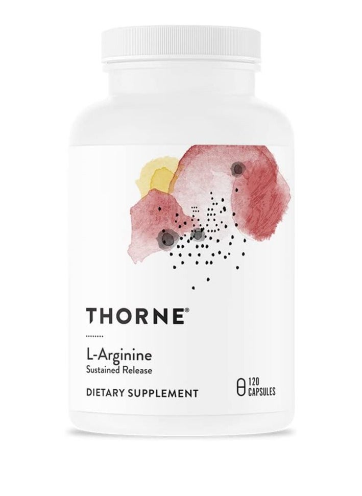 ثورن Perfusia-SR L-Arginine لدعم صحة القلب ، وإنتاج أكسيد النيتريك ، والتدفق الأمثل للدم | 120 كبسولة مكمل غذائي  - Image 1