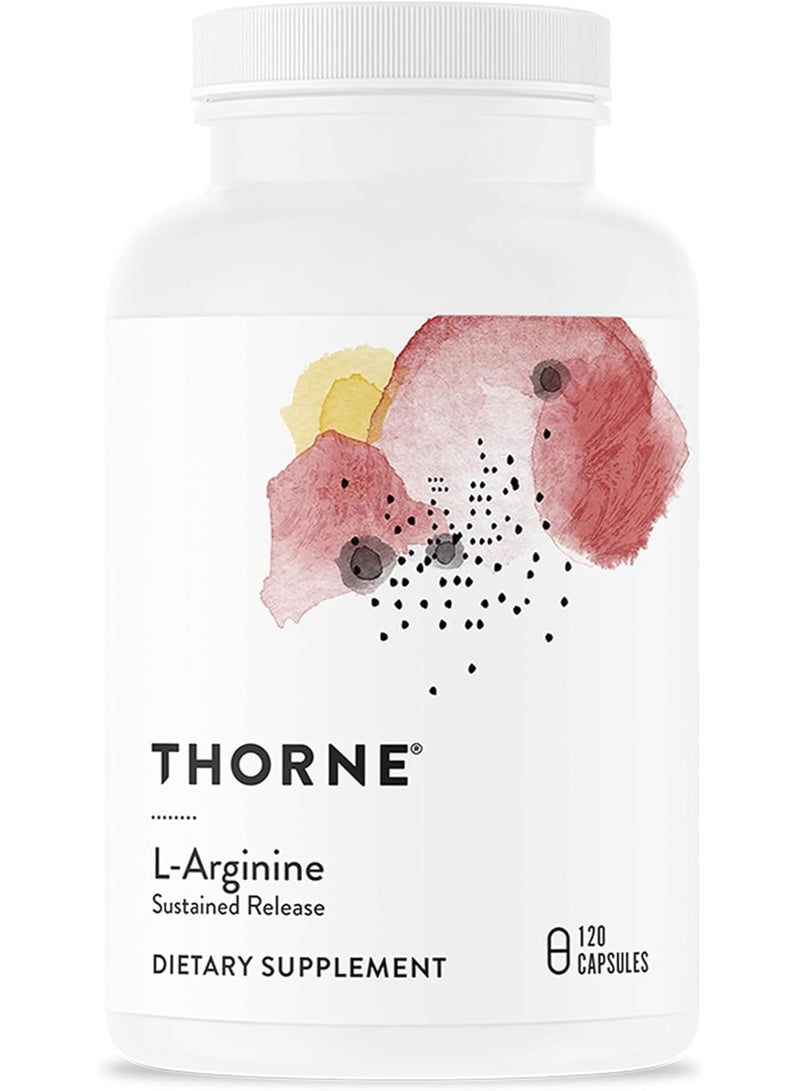 ثورن Perfusia-SR L-Arginine لدعم صحة القلب ، وإنتاج أكسيد النيتريك ، والتدفق الأمثل للدم | 120 كبسولة مكمل غذائي - Image 1