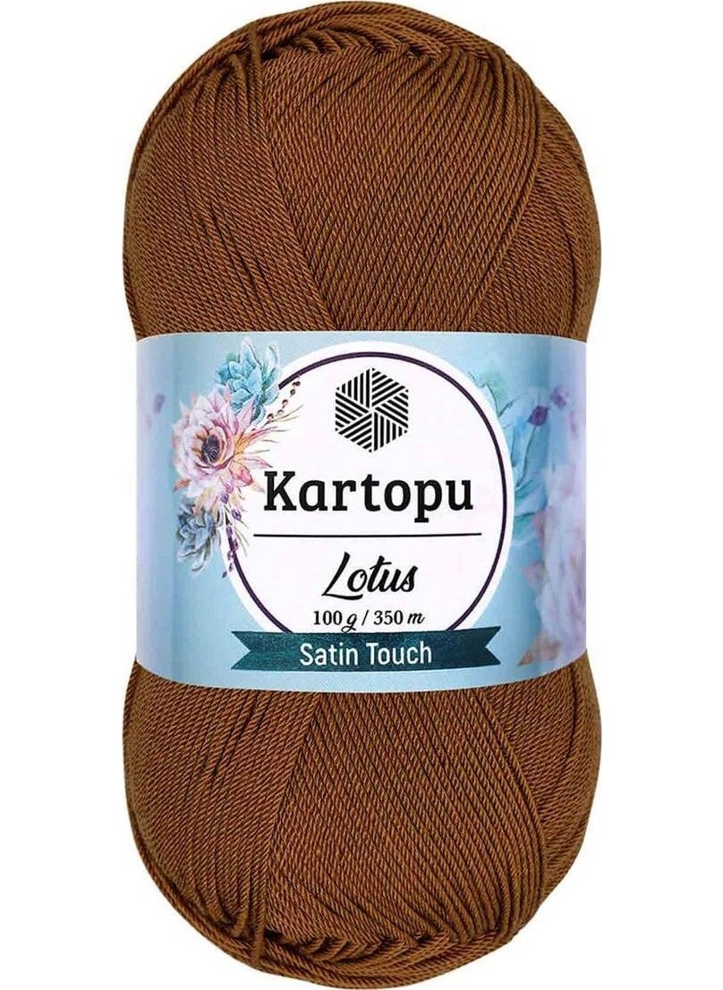 Kartopu Lotus Hand Knitting Yarn Dark Mustard K840 