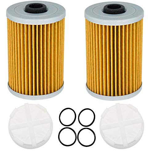 Fuel Filter and Filtering Disk Set 358M0093688 866171A1 8M0093688 35892665 for Mercury for Marine for Mercruiser Engines with Gen III 3 Fuel Cooler 2 Pcs