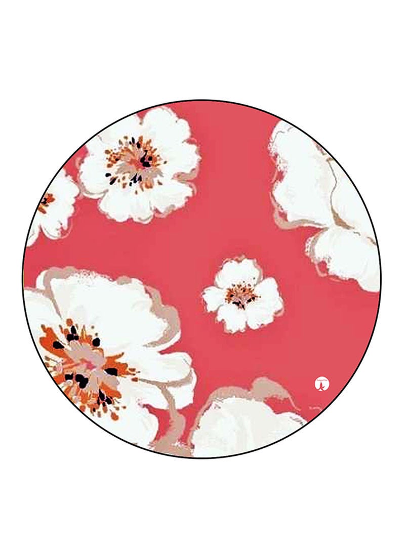 Flowers Printed Mouse Pad Multicolour
