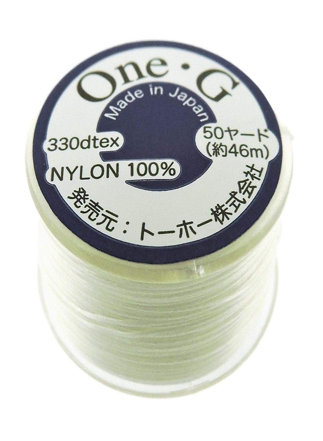Toho One-G Beading Thread, 50 Yard Bobbin (White - 3 Pack) - Image 2