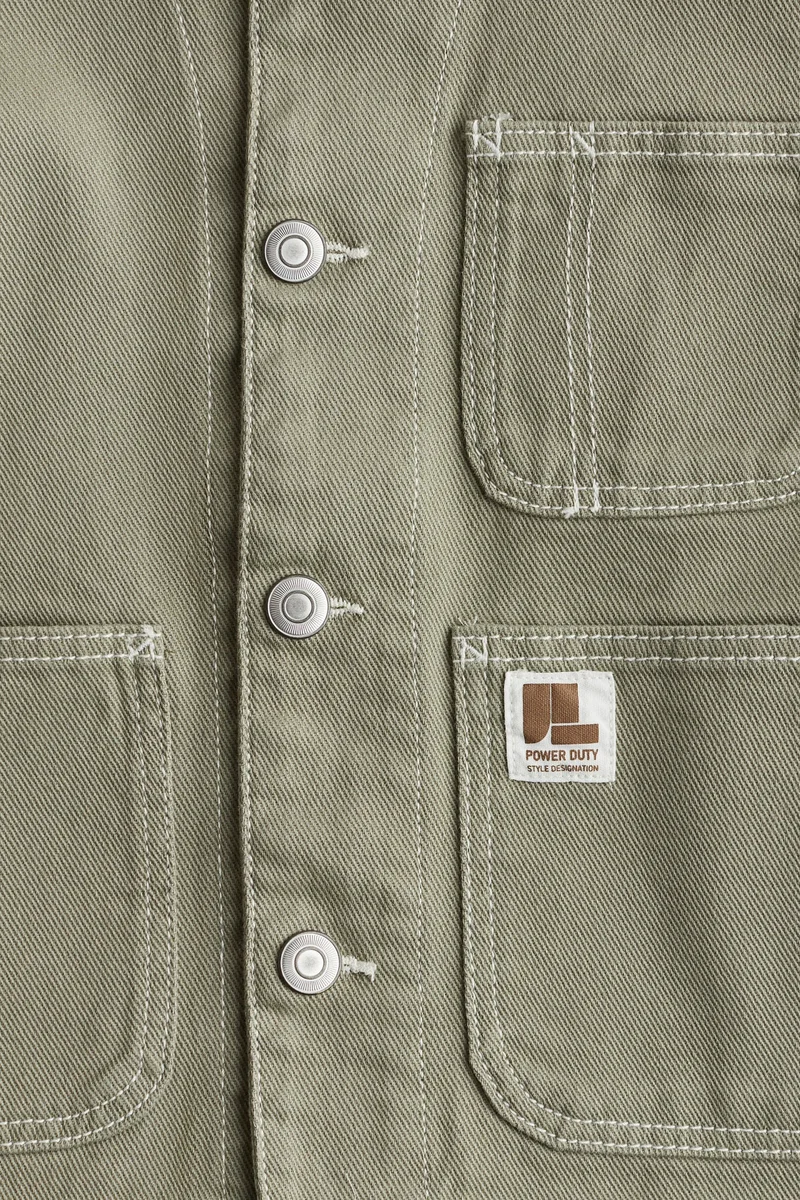 H&M Cotton twill shacket
